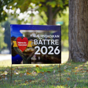 Fastighetsmäklarskylt - Lyx